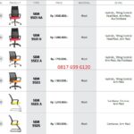 Kursi Kantor Chairman Ecos SBM 9501 HA, SBM 9501 H, SBM 9503 A, SBM 9503, SBM 9505 A, SBM 9505