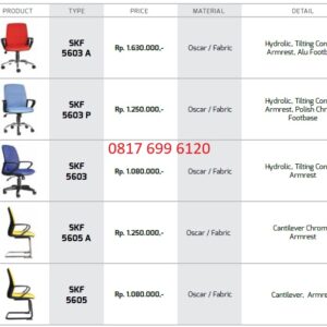 Kursi Kantor Chairman Ecos SKF 5603 A, SKF 5603 P, SKF 5603, SKF 5605 A, SKF 5605