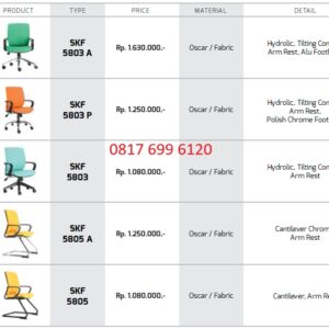 Kursi Kantor Chairman Ecos SKF 5803 A, SKF 5803 P, SKF 5803, SKF 5805 A, SKF 5805