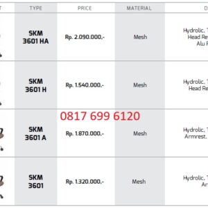 Kursi Kantor Chairman Ecos SKM 3601, SKM 3601 A, SKM 3601 H, SKM 3601 HA