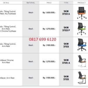 Kursi Kantor Chairman Ecos SKM 3703 A, SKM 3703 P, SKM 3703, SKM 3705 A, SKM 3705