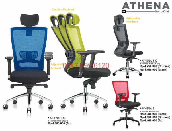 Kursi Kantor Donati Athena1AL-Athena1C-Athena2C