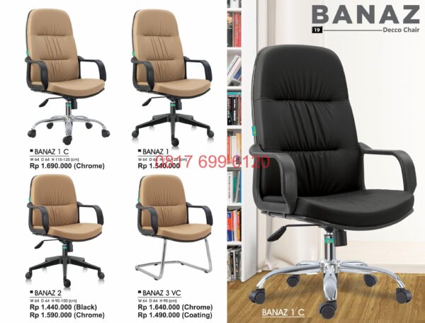 Kursi Kantor Donati Banaz1C-Banaz1-Banaz2-Banaz3VC