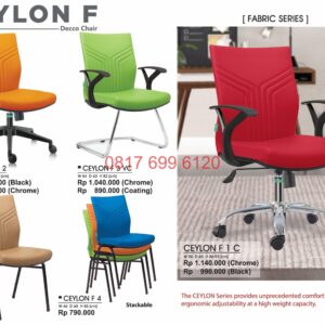 Kursi Kantor Donati CeylonF2-CeylonF3VC-CeylonF4