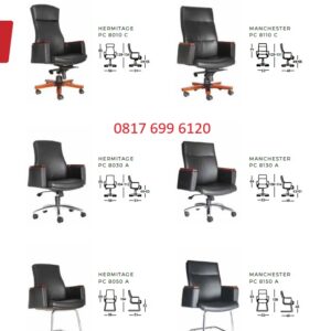 Kursi Kantor Chairman HERMITAGE PC 8010 C, PC 8030 A, PC 8050 A & MANCHESTER PC 8110 C, PC 8130 A, PC 8150 A