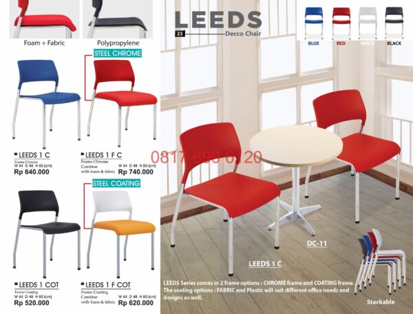 Kursi Kantor Donati Leeds 1 C-Leeds 1 F C-Leeds 1 COT-Leeds 1 F COT