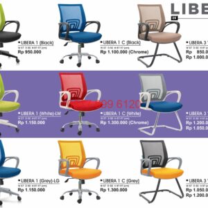 Kursi Kantor Donati Libera1-Libera1C-Libera3VCOT-Libera1LW-Libera1C-Libera3VC-Libera1LG-Libera1C-Libera3VCOT