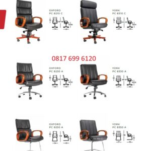 Kursi Kantor Chairman OXFORD PC 8210 C, PC 8230 A, PC 8250 A & YORK PC 8310 C, PC 8330 A, PC 8350 A