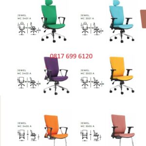 Kursi Kantor Chairman JEWEL MC-3401 A, MC-3403 A, MC-3405 A, MC-3501 A, MC-3503 A, MC-3505 A