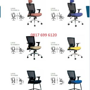 Kursi Kantor Chairman LIVIO TS - 01001 A, TS - 01003 A, TS - 01005, TS - 01101 A, TS - 01103 A, TS - 01105