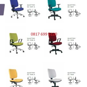 Kursi Kantor Chairman QUATTRO SC-1307 A, SC-1307, SC-1308 A, SC-1308, SC-1309 A, SC-1309