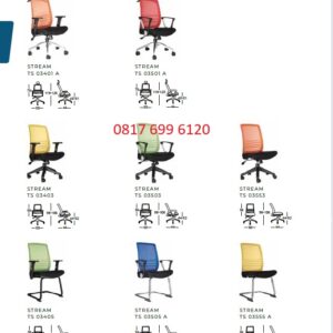 Kursi Kantor Chairman STREAM TS - 03401 A, TS - 03403, TS - 03405, TS - 03501 A, TS - 03503, TS - 03553, TS - 03505 A, TS - 03555 A