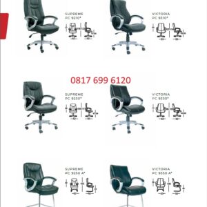 Kursi Kantor Chairman SUPREME PC - 9210, PC - 9230, PC - 9250 A & VICTORIA PC - 9310, PC - 9330, PC - 9350 A