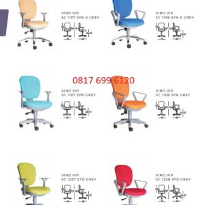 Kursi Kantor Chairman VINO VIP SC-1107 SYN A GREY, SC-1107 SYN GREY, SC-1108 SYN A GREY, SC-1108 SYN GREY, SC-1207 STD GREY, SC-1208 STD GREY
