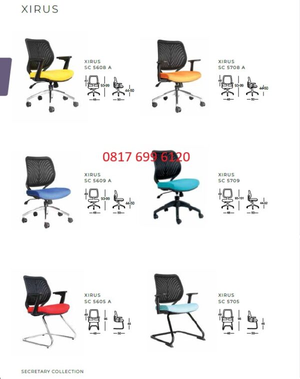 Kursi Kantor Chairman XIRUS SC 5608 A, SC 5605 A, SC 5605, SC 5708 A, SC-5709, SC 5705
