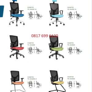 Kursi Kantor Chairman YORITO TS - 04201, TS - 04203, TS - 04205, TS - 04301, TS - 04303, TS - 04305
