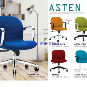 Kursi Kantor Donati Asten 1 AL | Asten 1 PU | Asten 2 | Asten V1 CPU