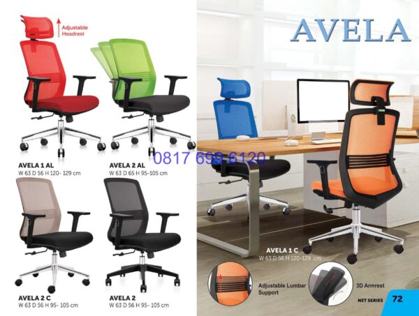 Kursi Kantor Donati Avela 1 AL | Avela 2 AL | Avela 2 C | Avela 2