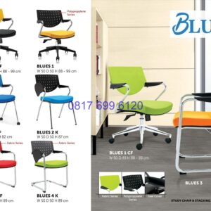 Kursi Kantor Donati Blues 1F | Blues 1 | Blues 2F | Blues 2K | Blues 3F | Blues 4K | Blues 1CF | Blues 3