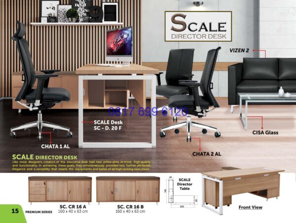 Kursi Kantor Donati Chata 1 AL | Chata 2 AL | Cisa Glass | SCD 20 F | SCCR 16 A | SCCR 16 B