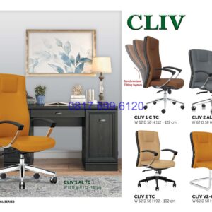 Kursi Kantor Donati Cliv 1AL TC | Cliv 1 CTC | Cliv 2 AL TC | Cliv 2 TC | Cliv V2-C