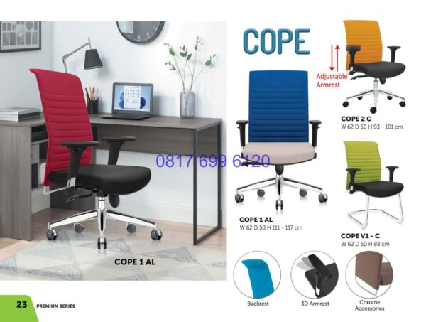 Kursi Kantor Donati Cope 1 AL | Cope 1 AL | Cope 2 C | Cope V1-C