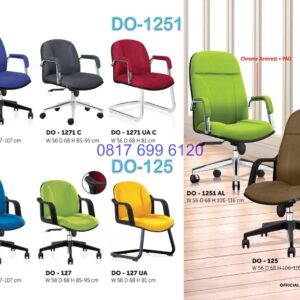 Kursi Kantor Donati DO1261 | DO1271C | DO126 | DO127 | DO1251AL | DO125