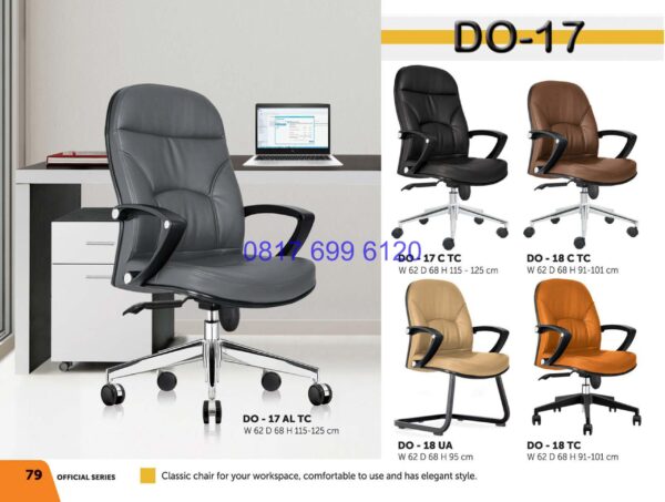 Kursi Kantor Donati DO17 AL TC | DO17 CTC | DO18 CTC | DO18 UA | DO18TC