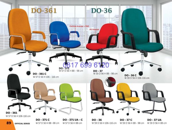 Kursi Kantor Donati DO361C | DO371 | DO37 | DO36C | DO361 | DO371C | DO36 | DO37C | DO37 UA