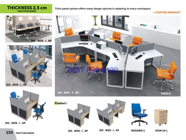 Kursi Kantor Donati DO W25 I6 P | DO W25 I4 P | DO W25 I2 P