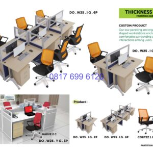 Kursi Kantor Donati DO W25 IG 6P | DO W25 IG 2P
