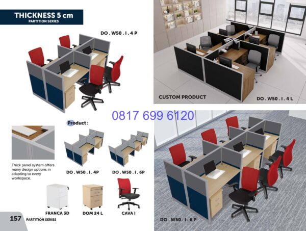 Kursi Kantor Donati DO W50 14P | DO W50 I6P | Franca3D | Dom24L