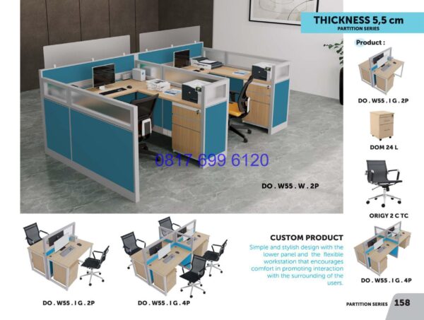 Kursi Kantor Donati DO W55I G2 P | DO W55I G4 P2 | Dom 24 L | Origy 2 C TC | DO W55I G4P