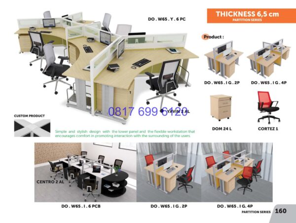 Kursi Kantor Donati DO W65 Y6 PC | YAVIN2AL | DO W65 I6 PCB | DO W65 I G2P | DO W65I G4P
