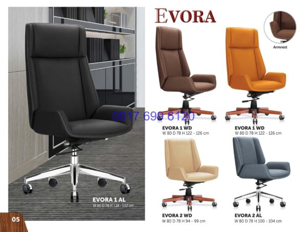 Kursi Kantor Donati Evora 1 AL | Evora 1 WD | Evora 2 WD | Evora 2 AL