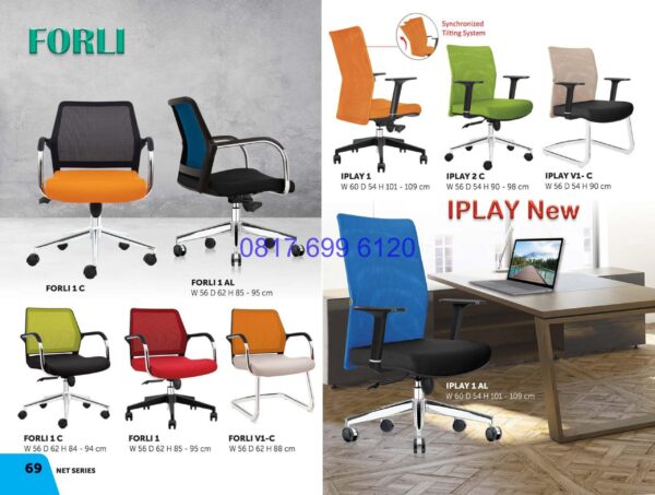 Kursi Kantor Donati Forli 1 C | Forli 1 AL | Forli 1 C | Forli 1 | Forli V1-C | Iplay 1 | Iplay 2C | Iplay V1-C | Iplay 1 AL
