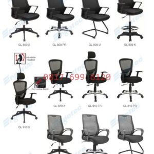 Kursi Kantor Ergotec GL 809 X#GL 809 PR#GL 809 U#GL 809 K#GL 810X#GL 910 TR#GL 810 PR#GL 910X#GL 812X#GL 812 PR#GL 812 U