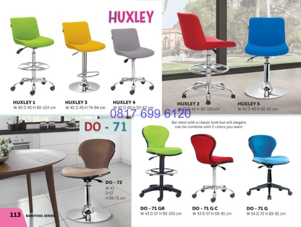 Kursi Kantor Donati Huxley1 | Huxley3 | Huxley4 | DO 71GR | DO 71 GC | DO 71 G