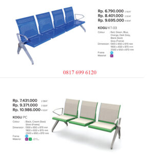 Kursi Tunggu Bandara Chitose Kogu KT-03(2 Seat)#Kogu KT-03(3Seat)#Kogu KT-03(4 Seat)#Kogu PC 2 Seat#Kogu PC 3 Seat#Kogu PC 4 Seat