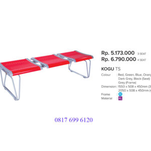 Kursi Tunggu Chitose Kogu TS 3 Seat#Kogu TS 4 Seat