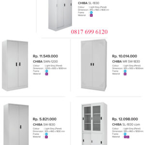 Lemari Arsip Besi Chitose CHIBA SL-1830#CHIBA SWN-1200#CHIBA WR SW-1830#CHIBA SW-1830#CHIBA SL-1830 com