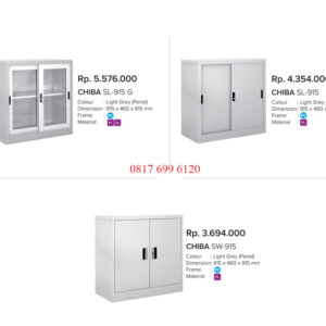Lemari Arsip Besi Rendah Chitose CHIBA SL-915 G#CHIBA SL-915#CHIBA SW-915