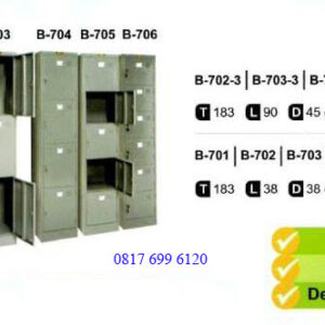 Loker Besi Brother B-701#B-702#B-703#B-704#B-705#B-706