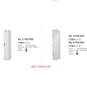 Loker Besi Chitose CHIBA LC-01#CHIBA LC-03#CHIBA LC-04