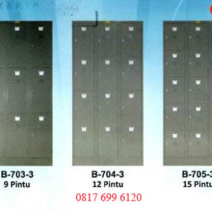 Lemari Loker Besi Brother B-702-3#B-703-3#B-704-3#B-705-3#B-706-3