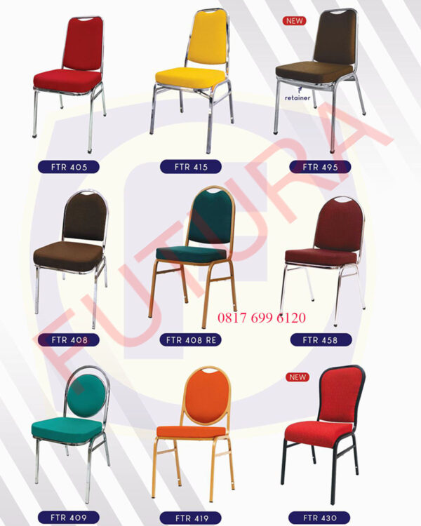 Kursi Susun/Kursi Serbaguna Futura FTR 405#FTR 415#FTR 495#FTR 408#FTR 408 RE#FTR 458#FTR 409#FTR 419#FTR 430