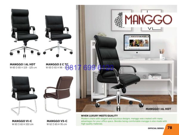 Kursi Kantor Donati Manggo 1 AL HDT | Manggo 2 CTC | Manggo V IC | ManggoV3C