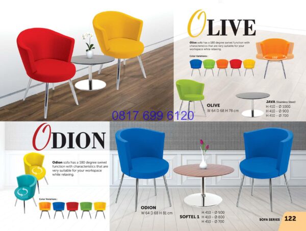 Kursi Kantor Donati Olive | Odion | Softel1