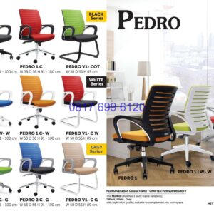 Kursi Kantor Donati Pedro 1 | Pedro 1C | Pedro V1 COT | Pedro 1L WW | Pedro 1 CW | Pedro V1 CW | Pedro 1 LGG | Pedro V1 CG