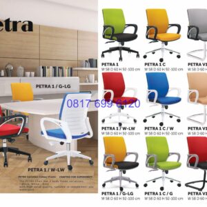 Kursi Kantor Donati Petra1 | Petra 1C | Petra V1-C | Petra 1 WLW | Petra 1 CW | Petra V1 CW | Petra1 G lG | Petra1CG